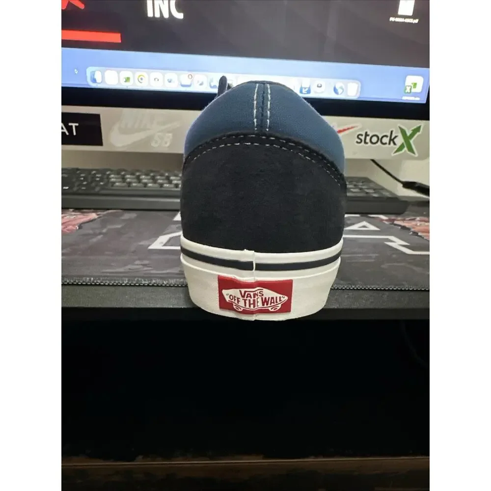 New Men's Size 12 Vans Old Skool Navy Blue Skate Shoes VN000D3HNVY